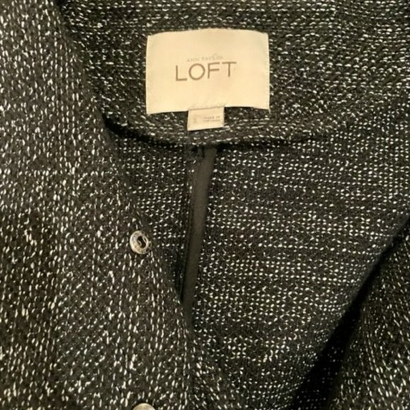 LOFT Asymmetrical Tweed Moto Jacket - Picture 3 of 5